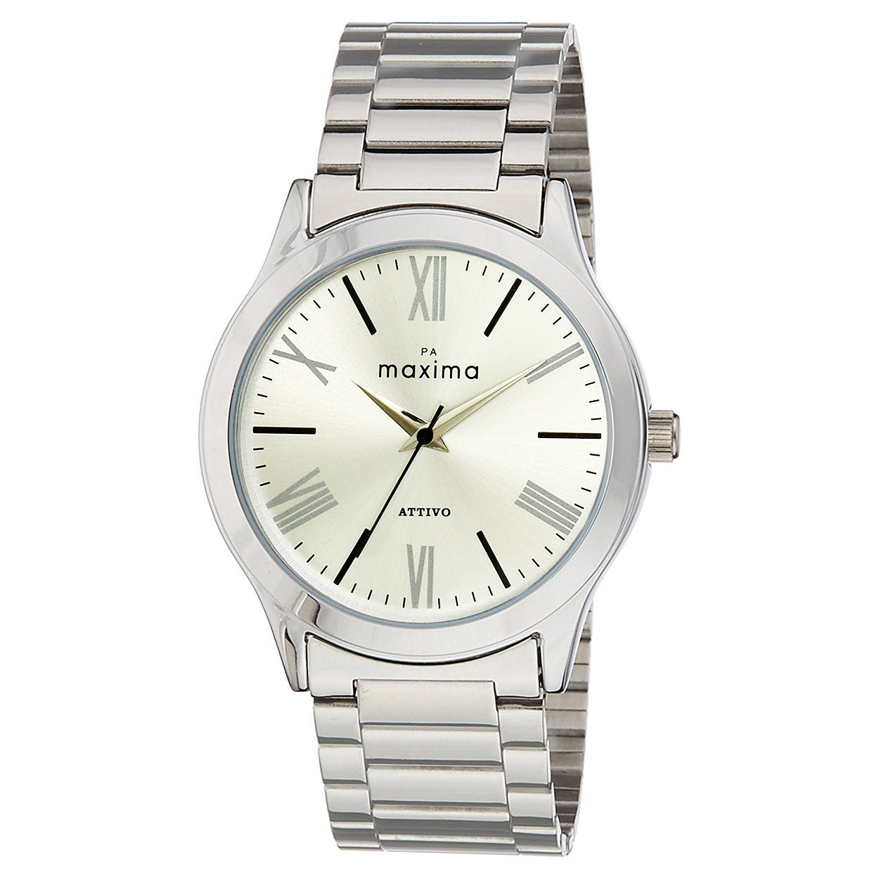 68286CMGI Maxima ATTIVO Men Silver Dial Analogue Watch
