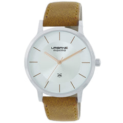 Maxima URBANE Men Silver Dial Analogue Watch - 68492LMGI