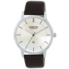 Maxima URBANE Men Silver Dial Analogue Watch - 68496LMGI