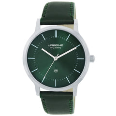 Maxima URBANE Men Green Dial Analogue Watch - 68497LMGI