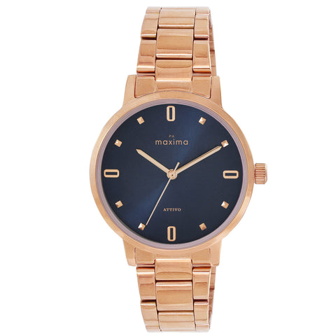 Maxima ATTIVO Women Dark Blue Dial Analogue Watch - 68751CMLR