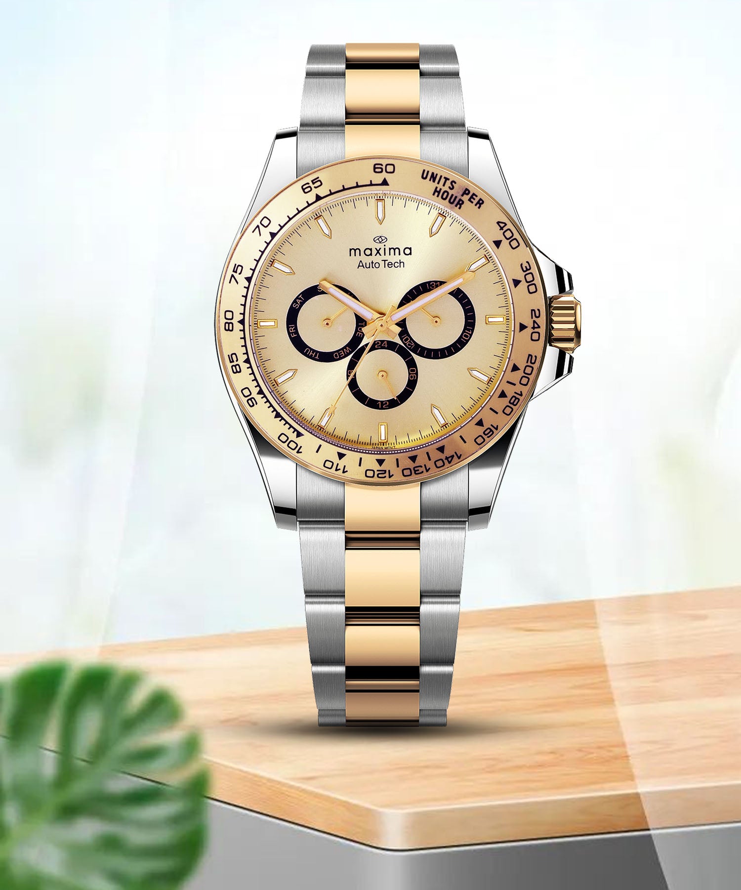 Maxima Apex Collection Multifunction Analog Watch For Men 70781CMGT