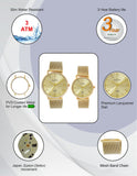 Maxima Pair Analog Watch For Couple 71021/71061CMPY