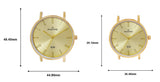 Maxima Pair Analog Watch For Couple 71021/71061CMPY