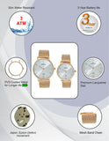 Maxima Pair Analog Watch For Couple 71030/71070CMPR