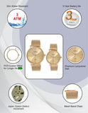 Maxima Pair Analog Watch For Couple 71031/71071CMPR