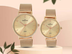 Maxima Pair Analog Watch For Couple 71031/71071CMPR