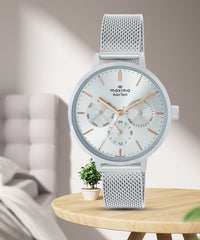 Maxima Athena Collection Multifunction Analog Watch For Women 71590CMLI