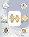 Maxima Pair Analog Watch For Couple 71680/71700CMPY
