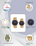 Maxima Pair Analog Watch For Couple 71682/71702CMPY