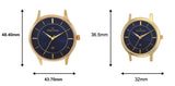 Maxima Pair Analog Watch For Couple 71682/71702CMPY