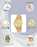 Maxima Waterproof Analog Watch For Women 71700CMLY
