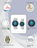 Maxima Pair Analog Watch For Couple 71742/71762CMPI