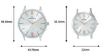 Maxima Pair Analog Watch For Couple 71743/71763CMPI