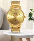 Maxima Kolar Antique Gold WaterProof Analog Watch For Men 73000CMGH