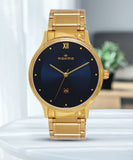 Maxima Kolar Antique Gold WaterProof Analog Watch For Men 73003CMGH