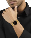 Maxima Kolar Antique Gold WaterProof Analog Watch For Men 73004CMGH