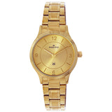 Maxima Kolar Antique Gold Waterproof Analog Watch For Women 73010CMLH