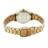 Maxima Kolar Antique Gold Waterproof Analog Watch For Women 73011CMLH