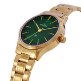 Maxima Kolar Antique Gold Waterproof Analog Watch For Women 73012CMLH