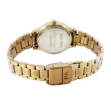Maxima Kolar Antique Gold Waterproof Analog Watch For Women 73012CMLH