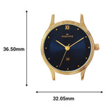 Maxima Kolar Antique Gold Waterproof Analog Watch For Women 73013CMLH
