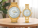 Maxima Pair Analog Watch For Couple 73480/73490CMPY