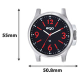 Maxima EGO Men Black Dial Analogue Watch - E-01034PAGC