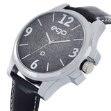 Maxima EGO Men Grey Dial Analogue Watch - E-01067LAGC