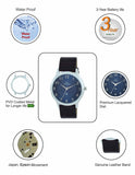 Maxima ATTIVO Men Blue Dial Analogue Watch - O-44964LMGI