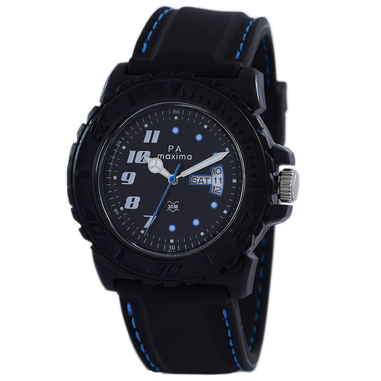 Maxima HYBRID Men Black Dial Analogue Watch O 46040PPGW