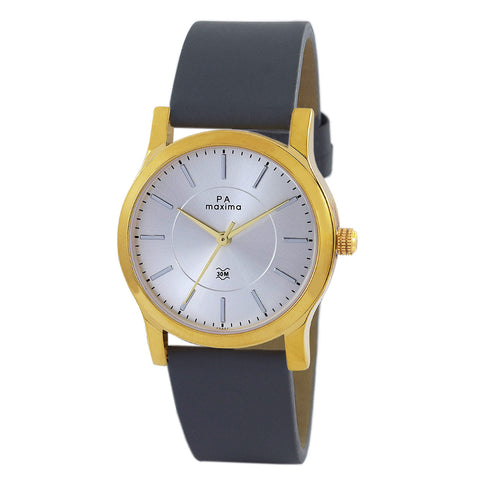 Maxima GOLD Women Silver Dial Analogue Watch - O-50865LMLY